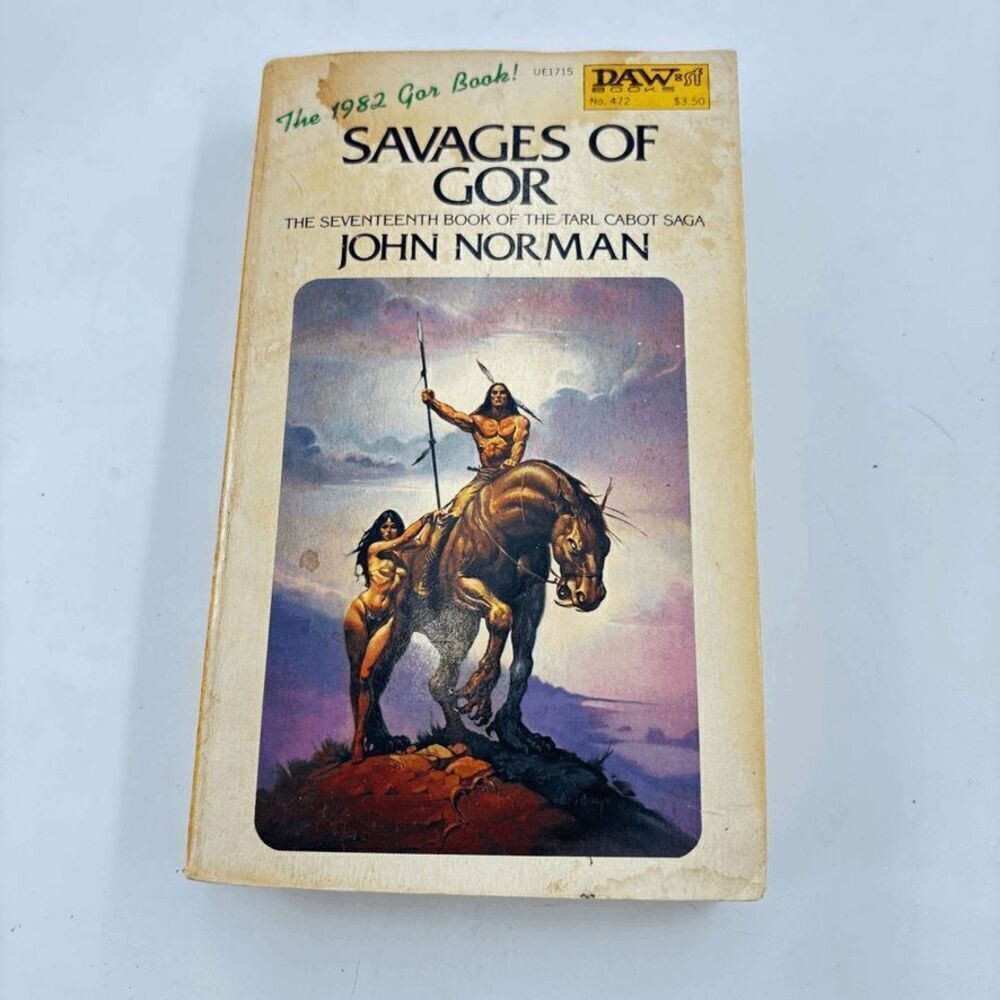 Savages of Gor Fantasy Paperback Book‎ by John Norman from Daw Books 1982 1st